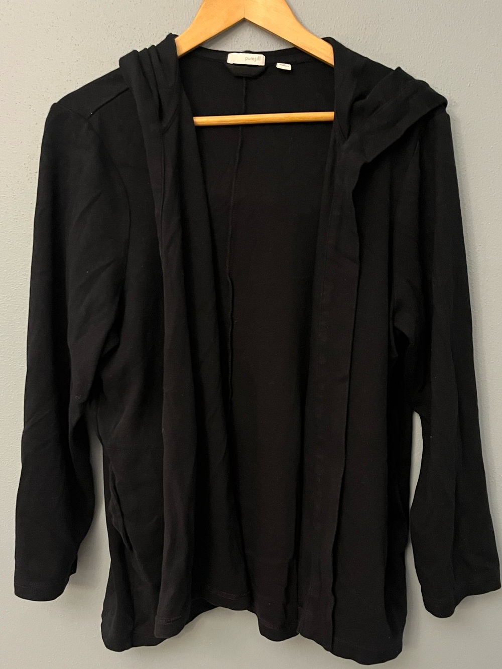 J. Jill Pure Jill Open Front Ponte Knit Cardigan